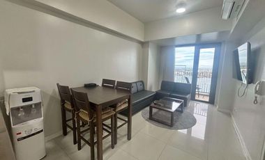 FOR RENT - FURNISHED 1BEDROOM WITH SEAVIEW BALCONY IN MANDANI BAY, MANDAUE CEBU. FRONT SEAVIEW UNIT.