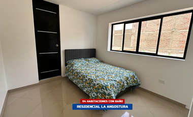 Departamento SEMIAMOBLADO DE ESTRENO - Resid. la angostura (Ica)