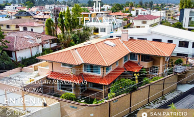 ESPECTACULAR RESIDENCIA DE LUJO CON PISCINA EN  RENTA LA PRIMAVERA - SAN PATRICIO, CUMBAYÁ