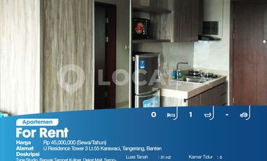 Apartemen U Residence Tower 3 Lt.55 Karawaci, Tangerang, Banten