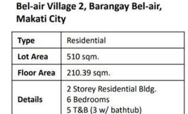 6 bedrooms for sale in Bel air Village 2 makati city