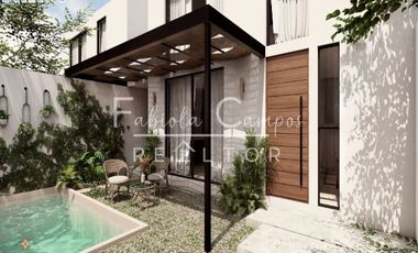 Casa de 4 recámaras en venta en Conkal zona norte de Mérida - PREVENTA diciembre 2027