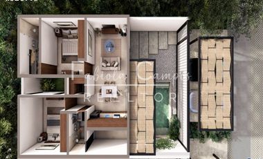 Casa de 2 recámaras en venta en Conkal zona norte de Mérida - PREVENTA diciembre 2027