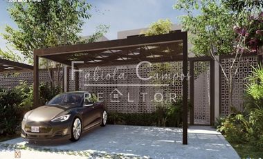 Casa de 2 recámaras en venta en Conkal zona norte de Mérida - PREVENTA diciembre 2027
