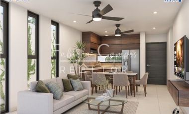 Casa de 4 recámaras en venta en Conkal zona norte de Mérida - PREVENTA diciembre 2027