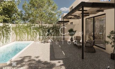 Casa de 4 recámaras en venta en Conkal zona norte de Mérida - PREVENTA diciembre 2027