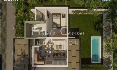 Casa de 4 recámaras en venta en Conkal zona norte de Mérida - PREVENTA diciembre 2027