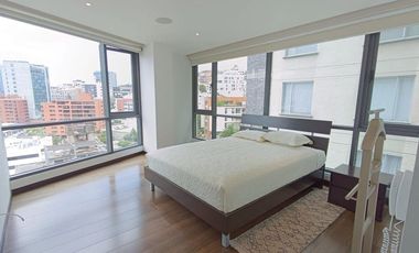 Departamento Lujoso Amoblado en Renta 3Hab 2P Bosmediano, edificio con piscina en Bellavista la carolina