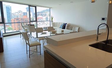 Departamento Lujoso Amoblado en Renta 3Hab 2P Bosmediano, edificio con piscina en Bellavista la carolina