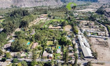 El Molle, Valle del Elqui, arriendo  de sitio de 674 m2, con casa, quincho y piscina. Avenida principal. $950.000