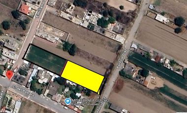 TERRENO CON EXCELENTE UBICACIÓN Y PRECIO DE OPORTUNIDAD. SAN JORGE TEZOQUIPAN. TLAXCALA