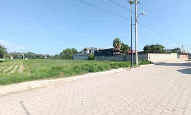 TERRENO EN VENTA CON TODOS LOS SERVICIOS Y EXCELENTE UBICACIÓN - SAN JORGE TEZOQUIPAN. TLAXCALA