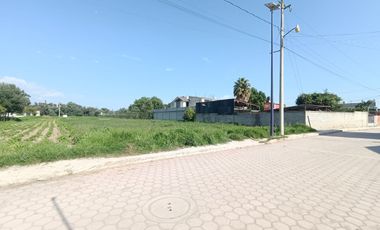 TERRENO EN VENTA CON TODOS LOS SERVICIOS Y EXCELENTE UBICACIÓN - SAN JORGE TEZOQUIPAN. TLAXCALA