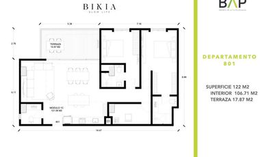 Departamento en venta Bikia