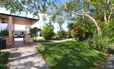 Privada Botanico Conkal Casa 3 Habitaciones Y Alberca En Renta