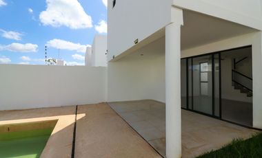 Privada Botanico Conkal Casa 3 Habitaciones Y Alberca En Renta
