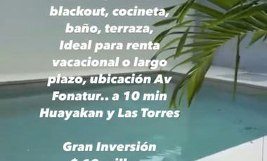 CANCUN VENTA EDIFICIO CON 6 ESTUDIOS