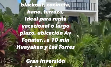 CANCUN VENTA EDIFICIO CON 6 ESTUDIOS