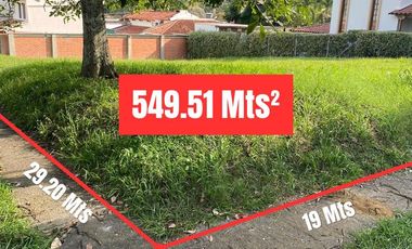 LOTE ESQUINERO EN CONJUNTO CERRADO CIUDAD CAMPESTRE 🏘️