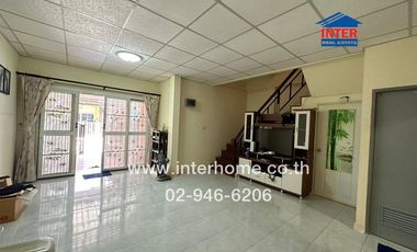 2-storey townhouse, 19.5 sq m, Chaiklong Village, Soi Kingkong, Soi 24, Theparak Road, Khlong Dan-Bang Phli Road, Bang Bo, Samut Prakan