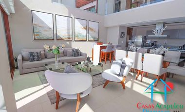Departamento en venta con roof garden, jacuzzi y extraordinaria vista al mar.