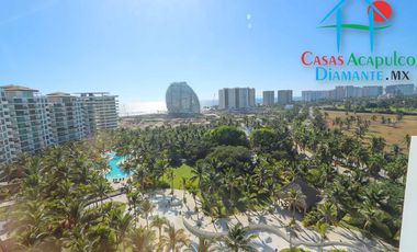 Departamento en venta con roof garden, jacuzzi y extraordinaria vista al mar.