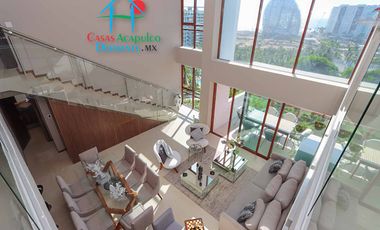 Departamento en venta con roof garden, jacuzzi y extraordinaria vista al mar.