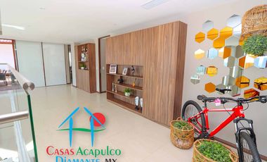 Departamento en venta con roof garden, jacuzzi y extraordinaria vista al mar.