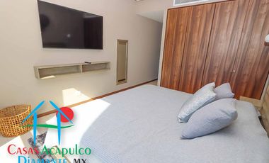 Departamento en venta con roof garden, jacuzzi y extraordinaria vista al mar.