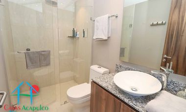 Departamento en venta con roof garden, jacuzzi y extraordinaria vista al mar.