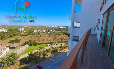 Departamento en venta con roof garden, jacuzzi y extraordinaria vista al mar.