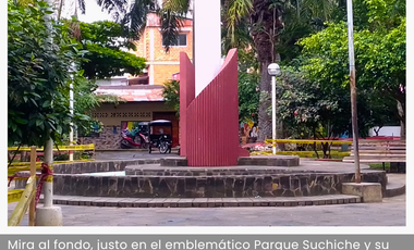 Terreno de 111 m² en el Parque Suchiche, donde el movimiento comercial y turístico nunca termina. 😉