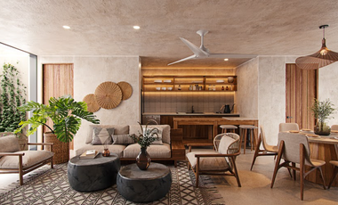 Villa Modelo A y A2 en preventa en Qaanai, Mérida