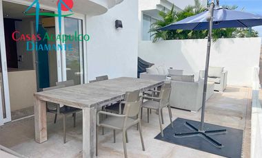 Casa en venta con 3 terrazas, alberca privada y vista al mar