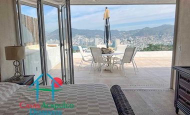 Casa en venta con 3 terrazas, alberca privada y vista al mar
