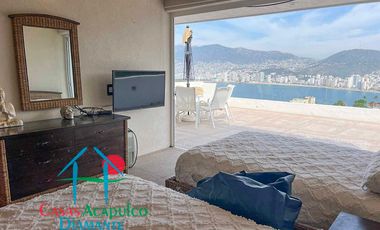 Casa en venta con 3 terrazas, alberca privada y vista al mar