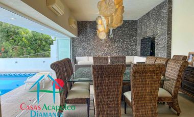 Casa en venta con 3 terrazas, alberca privada y vista al mar