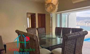 Casa en venta con 3 terrazas, alberca privada y vista al mar