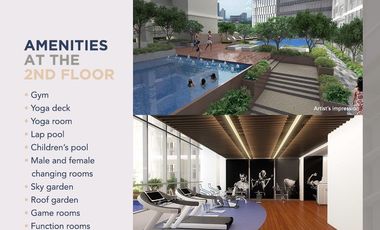 Rent to Own 1 Bedroom Condo FOR SALE in Park McKinley West BGC near Manila Polo Club