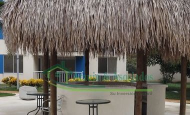 En Ricaurte- Cundinamarca Condominio Puerto Azul Club House Vendemos  hermoso apartamento esquinero y amoblado con  excelente precio.