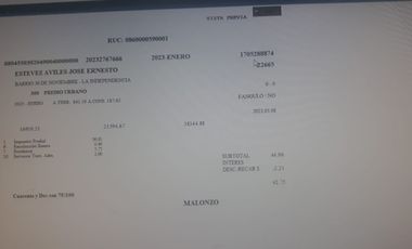 SE ARRIENDA CASA DE 187,62 M2. DE CONSTRUCCIÓN LA INDEPENDENCIA - QUININDÉ – ESMERALDAS – ECUADOR
