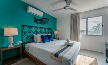 HERMOSA VILLA AMUEBLADA EN VENTA A UNA CUADRA DE LA PLAYA EN CHICXULUB PUERTO