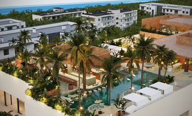 Estudio a dos calles del mar en Playa del Carmen