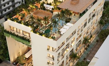 Estudio a dos calles del mar en Playa del Carmen