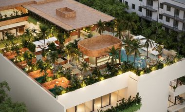 Estudio a dos calles del mar en Playa del Carmen