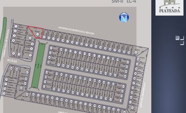 Exclusivo lote en venta en Zona Plateada frente a área verde. ¡Hazlo tuyo!