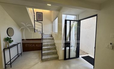 MODERNA CASA AMUEBLADA  CON ROOF TOP Y 4 RECAMARAS EN ALDEA KAAN PUERTO MORELOS