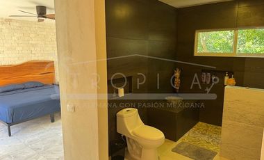 MODERNA CASA AMUEBLADA  CON ROOF TOP Y 4 RECAMARAS EN ALDEA KAAN PUERTO MORELOS