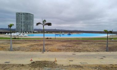 En venta exclusivo terreno frente a la laguna en Karibao, Playas