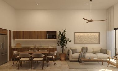 Departamento 1R en venta en Pionera, Conkal.